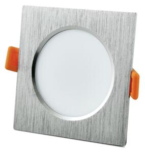 LED Podhľadové svietidlo VENUS LED/7W/230V strieborná hranaté