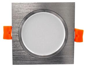 LED Podhľadové svietidlo VENUS LED/7W/230V strieborná hranaté