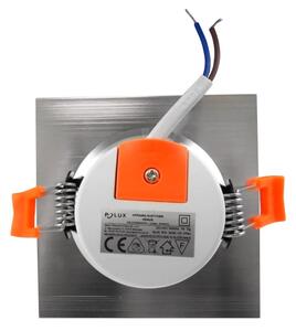 LED Podhľadové svietidlo VENUS LED/7W/230V strieborná hranaté