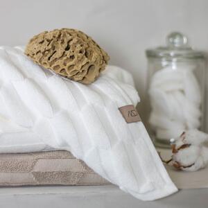 Krémovobiele bavlnené uteráky v súprave 2 ks 35x55 cm Geo - Mette Ditmer Denmark