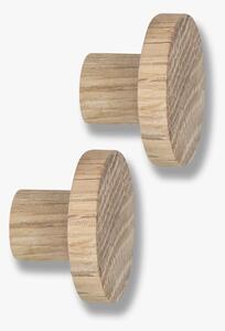 Závesné háčiky z dubového dreva v súprave 2 ks Point - Mette Ditmer Denmark