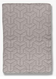 Sivá prikrývka z recyklovanej bavlny na jednolôžko 140x250 cm Trio - Mette Ditmer Denmark