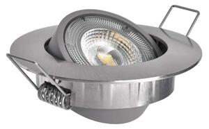Zabudovateľné svietidlo EXCLUSIVE LED/5W/230V 3000 K strieborné