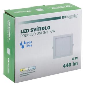 LED Kúpeľňové podhľadové svietidlo LED/6W/230V 3000/4000/6000K IP44
