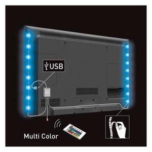 Solight WM504 - SADA 2x LED RGB Pásik pre TV s ovládačom IP65 LED/USB 50cm