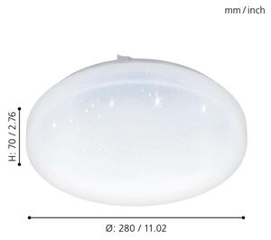 Eglo 97877 - LED Stropné svietidlo FRANIA-S LED/11,5W/230V