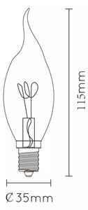 LED Žiarovka AMBER E14/3W/230V - Lucide 49036/03/62