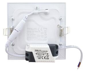 LED Podhľadové svietidlo SQUARE LED/6W/230V 6500K 11,8x11,8 cm biela