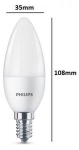 Sada 3x LED Žiarovka Philips E14/5,5W/230V 2700K