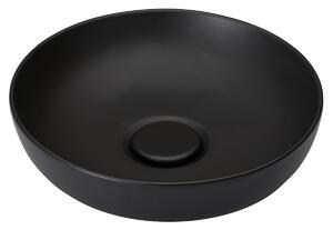 Cerano Moana, umývadlo na dosku ⌀ 42 cm, čierna matná, CER-CER-403353