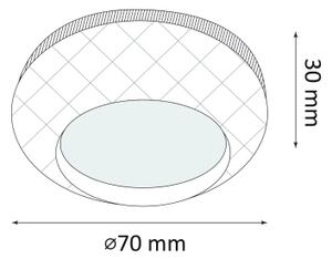 SADA 2x LED dotykové orientačné svietidlo LED/4,5V/3xAAA