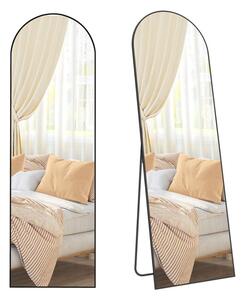 Zaoblené zrkadlo UMBRA, 160x50cm, čierna SongmicsHome