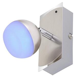 Briloner 2040-012 - RGB stmievateľné bodové LED svietidlo, 3,3 W, 230 V, s diaľkovým ovládaním