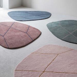 Zelený vlnený koberec 120x154 cm Shape - Mette Ditmer Denmark