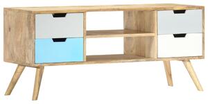 TV skrinka 110x35x48 cm masívne mangovníkové drevo