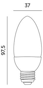 LED Žiarovka E27/7W/230V 3000K
