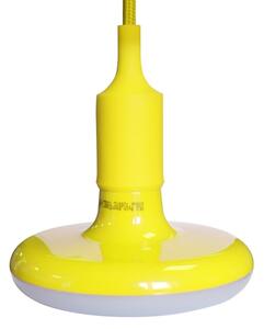 LED Luster na lanku 1xE27/15W/230V 6000K žltá