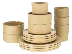 KOMBINOVANÝ SERVIS, 16-dielne, kamenina Creatable - Online Only bytové doplnky, Online Only