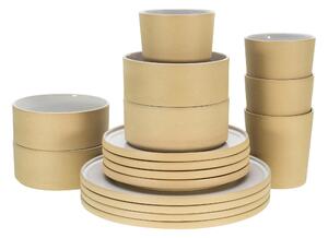 KOMBINOVANÝ SERVIS, 16-dielne, kamenina Creatable - Online Only bytové doplnky, Online Only
