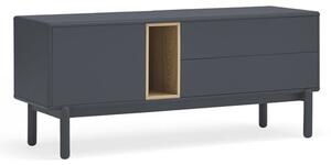 Tmavosivý TV stolík 140x56 cm Corvo - Teulat