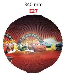 Decofun 82763 - Detské tienidlo CARS E27 pr. 34 cm