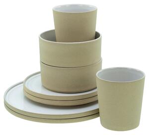 KOMBINOVANÝ SERVIS, 8-dielne, kamenina Creatable - Online Only bytové doplnky, Online Only