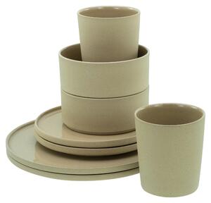 KOMBINOVANÝ SERVIS, 8-dielne, kamenina Creatable - Online Only bytové doplnky, Online Only