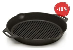 Petromax grilovacia liatinová panvica s dvoma úchytmi gp30h - 30 cm