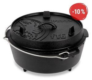 Petromax liatinový kotlík Dutch Oven s nožičkami ft6 - 26 cm, 5,5 l