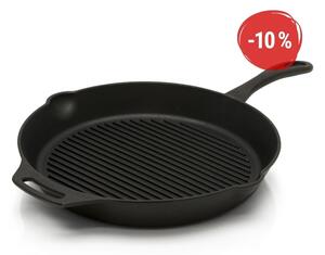 Petromax grilovacia liatinová panvica s rukoväťou gp30 - 30 cm