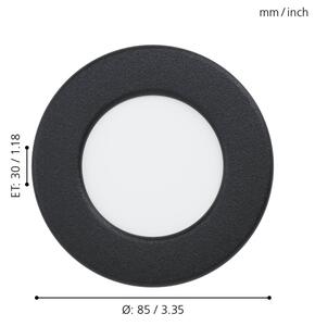 Eglo 99213 - LED kúpeľňové podhľadové svietidlo FUEVA 5 LED/2,7W/230V IP44