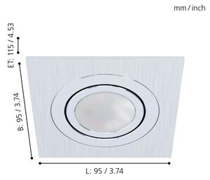 Eglo 98636 - LED Podhľadové svietidlo AREITIO 1xGU10/5W/230V