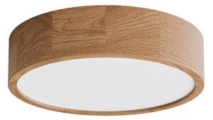Stropné svietidlo so senzorom CLEO 3xE27/24W/230V, priemer 37,5 cm, dub
