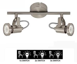 Briloner 2712-022 - LED Stmievateľné bodové svietidlo SEMPLICE 2xGU10/5W/230V