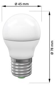 LED Žiarovka ECOLINE G45 E27/7W/230V 3000K - Brilagi