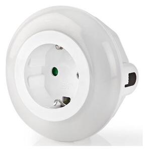 Nedis LNLGSOCK01 - LED Nočné svetlo so senzorom LED/0,6W/230V