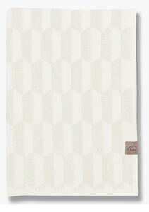 Krémovobiely bavlnený uterák 50x95 cm Geo - Mette Ditmer Denmark