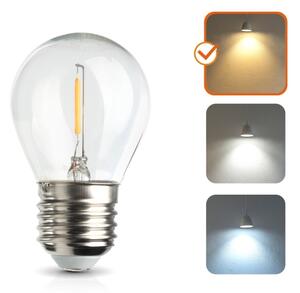 LED žiarovka E27/1,3W/230V 2700K