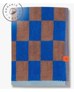 Modro-hnedá osuška z bio bavlny 70x133 cm Retro - Mette Ditmer Denmark