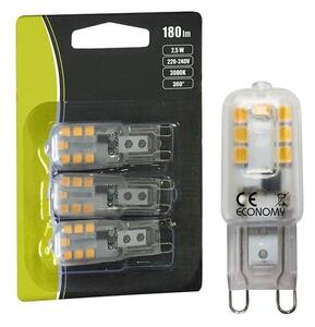SADA 3x LED Žiarovka G9/2,5W/230V 3000K