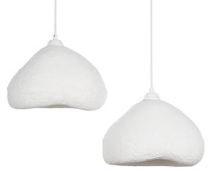 Brilagi - Závesný luster WABI SABI na lankách, 2xE27/40W/230V, priemer 45 cm, biela