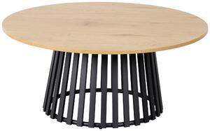 KONFERENČNÝ STOLÍK, čierna, farba duba, kov, kompozitné drevo, 80/80/40 cm Boxxx - Stolíky do obývačky, Online Only