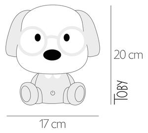 ONLI - LED stmievateľná detská nočná lampička PUPPIES LED/3W/230V 20 cm pes/ružová