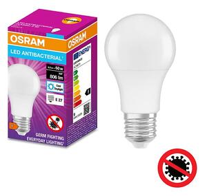 LED Antibakteriálna žiarovka A60 E27/8,5W/230V 6500K - Osram
