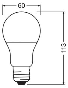 LED Antibakteriálna žiarovka A60 E27/8,5W/230V 4000K - Osram