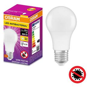 LED Antibakteriálna žiarovka A60 E27/8,5W/230V 2700K - Osram