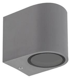 Vonkajšie nástenné svietidlo PARETE 1xGU10/6W/230V IP54 šedá