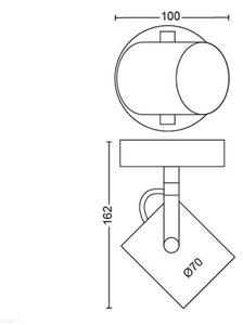 Philips - LED Bodové svietidlo SCENE SWITCH BYRE LED/4,3W/230V 2200/2500/2700K