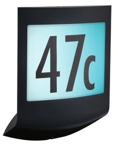 Paulmann 94513 - RGBW LED/8,2W IP44 Stmievateľné domové číslo PADEA 230V