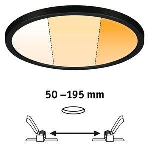 Paulmann 93102 - LED/16W IP44 stmievateľné podhľadové svietidlo AREO 230V pr. 23 cm čierna